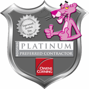 Owens Corning Platinum Preferred Contractor